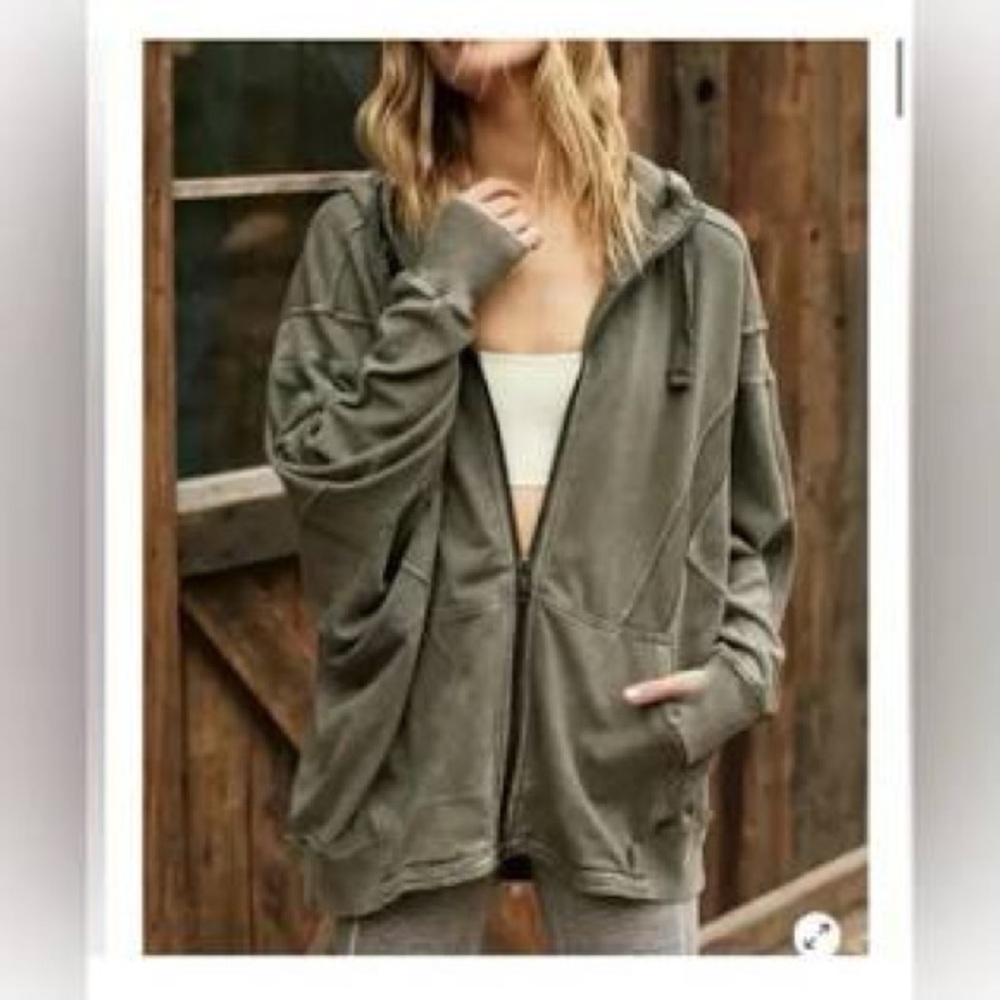 FP Movement by Free People Olive Hoodie